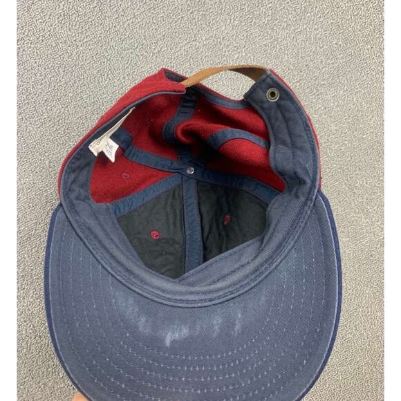 Saturdays Surf NYC Baseball Hat Cap Men One Size Adjustable Red Blue Two Tone - Picture 3 of 6